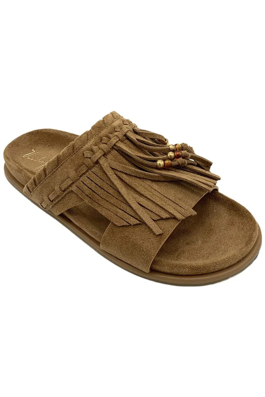Vintage Havana Women's Sundance Slip-On Slide Sandals Chestnut - Medium